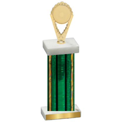 Single Green Glacier Insert Trophy