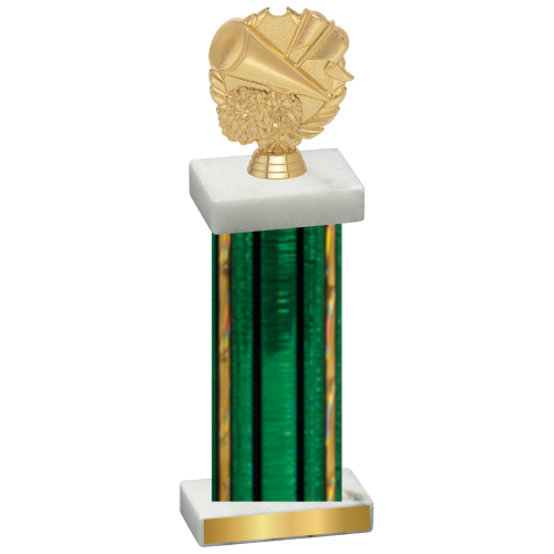 Single Green Glacier Cheerleading Trophy