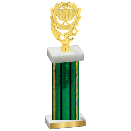 Single Green Glacier Pickleball Trophy