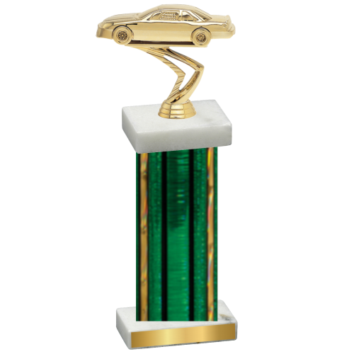 Single Green Glacier Cars Trophy