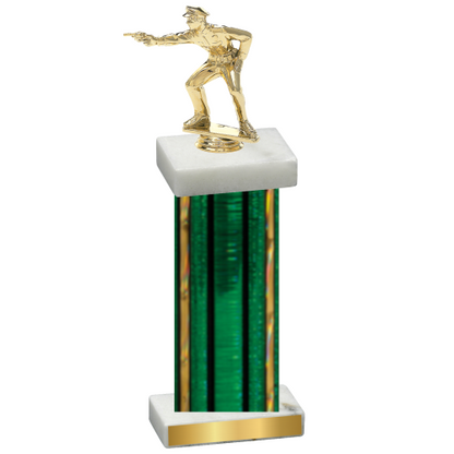 Single Green Glacier Shooter Trophy