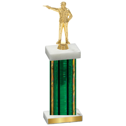 Single Green Glacier Shooter Trophy