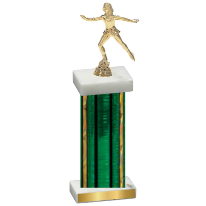 Single Green Glacier Skater Trophy