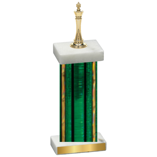 Single Green Glacier Chess Trophy