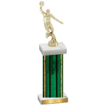 Single Green Glacier Basketball Trophy