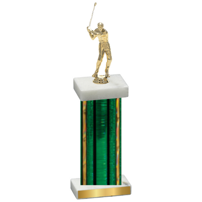 Single Green Glacier Golf Trophy