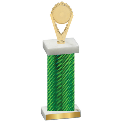 Single Green Carbon Fiber Insert Trophy