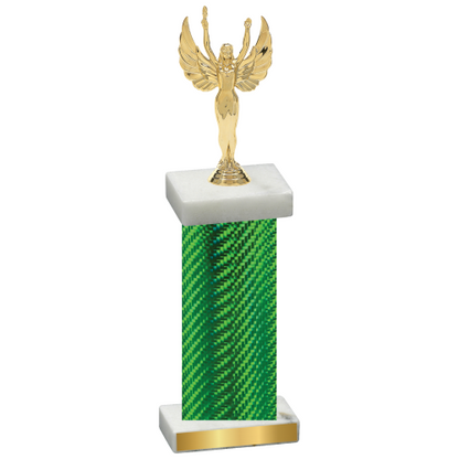 Single Green Carbon Fiber Victory Trophy