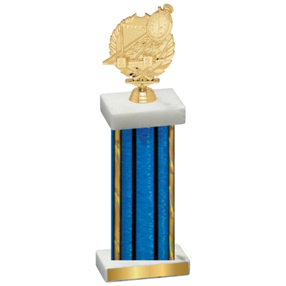 Single Blue Glacier Swimming Trophy