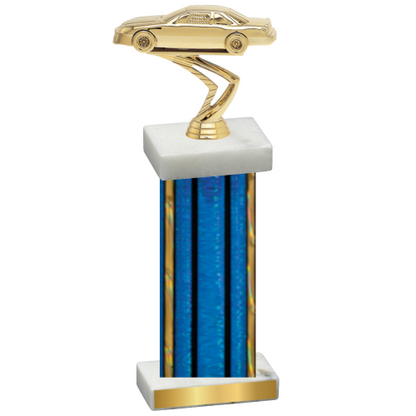 Single Blue Glacier Cars Trophy