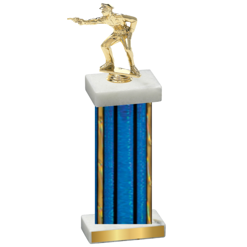 Single Blue Glacier Shooter Trophy