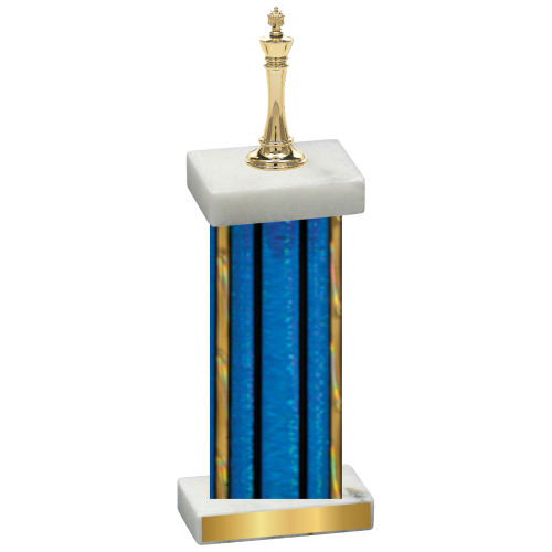 Single Blue Glacier Chess Trophy