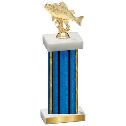 Single Blue Glacier Fishing Trophy