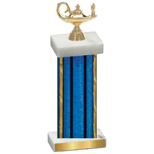 Single Blue Glacier Academics Trophy