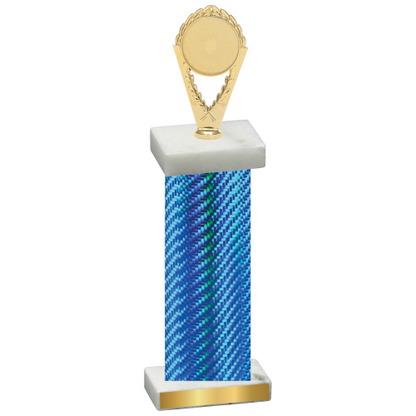 Single Blue Carbon Fiber Insert Trophy