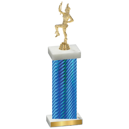 Single Blue Carbon Fiber Majorette Trophy