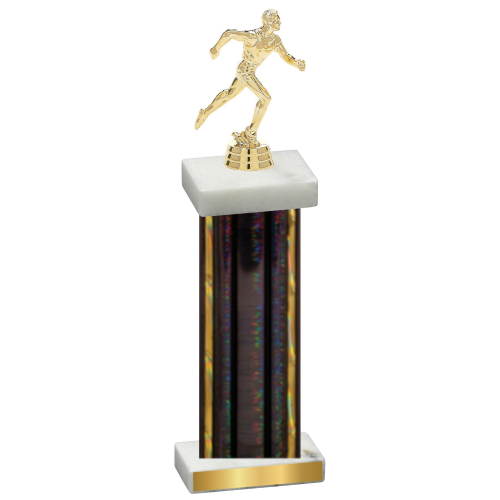 Single Black Glacier Running Trophy