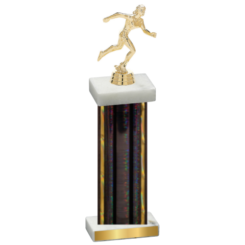 Single Black Glacier Running Trophy