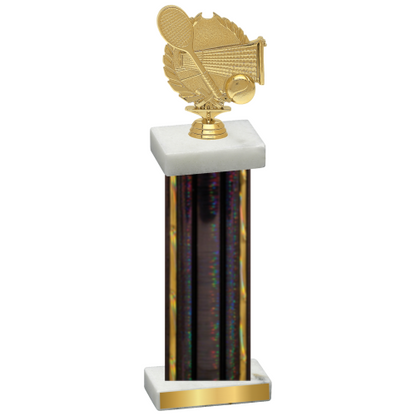 Single Black Glacier Tennis Trophy