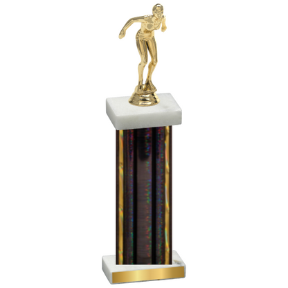 Single Black Glacier Tennis Trophy