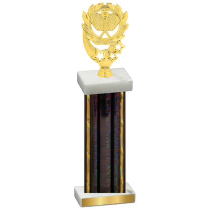 Single Black Glacier Pickleball Trophy