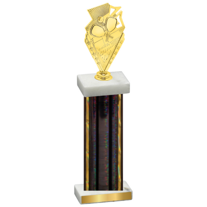 Single Black Glacier Pickleball Trophy