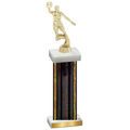 Single Black Glacier Basketball Trophy