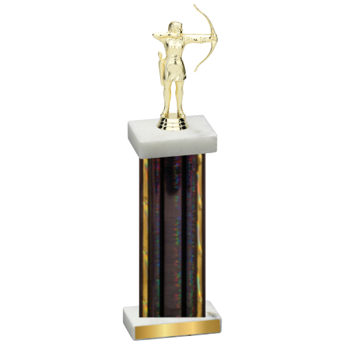 Single Black Glacier Archery Trophy