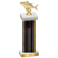 Single Black Glacier Fishing Trophy
