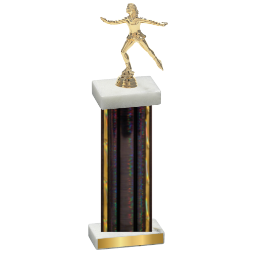 Single Black Glacier Skater Trophy