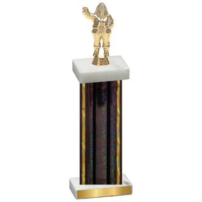 Single Black Glacier Holiday Trophy