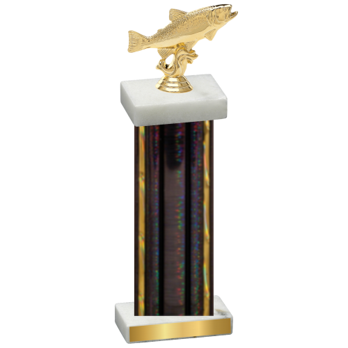 Single Black Glacier Fishing Trophy