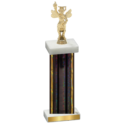 Single Black Glacier Academics Trophy