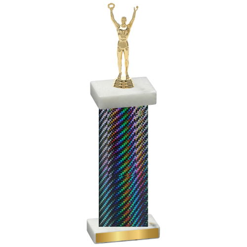 Single Black Carbon Fiber Victory Trophy