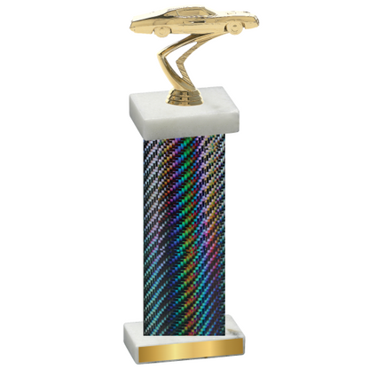 Single Black Carbon Fiber Cars Trophy