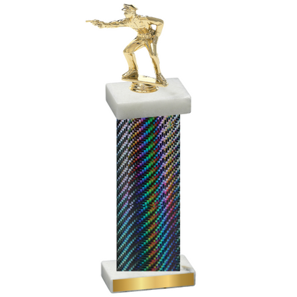 Single Black Carbon Fiber Shooter Trophy