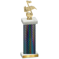 Single Black Carbon Fiber Music Trophy