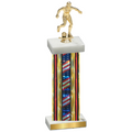 Single Flag USA Soccer Trophy