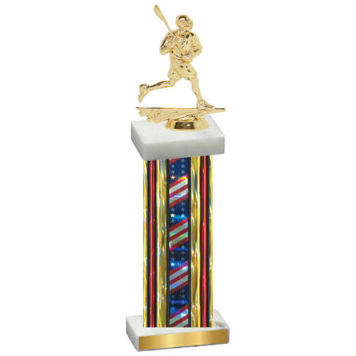 Single Flag USA Lacrosse Trophy