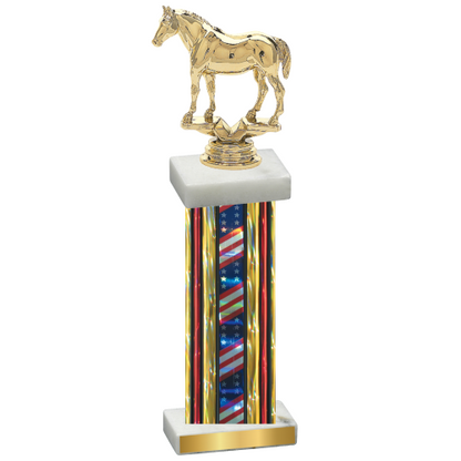 Single Flag USA Horses Trophy