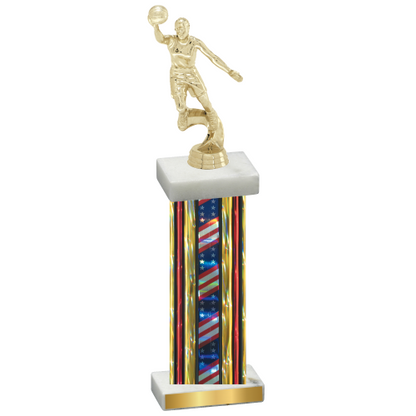 Single Flag USA Basketball Trophy