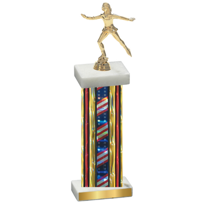 Single Flag USA Skater Trophy