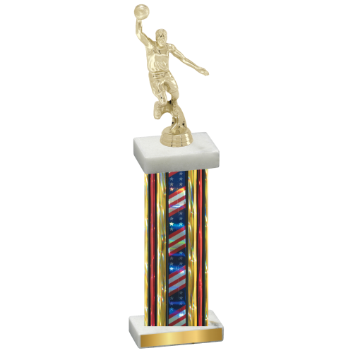 Single Flag USA Basketball Trophy