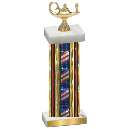 Single Flag USA Academics Trophy