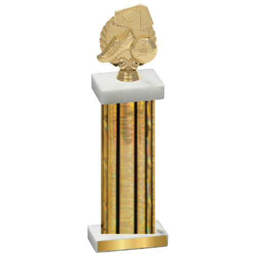 Single Gold Glacier Soccer Trophy