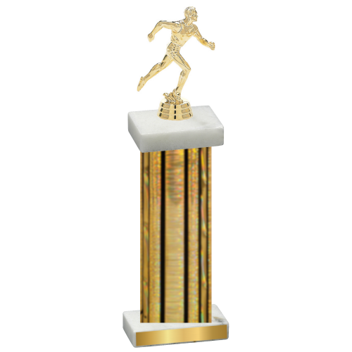 Single Gold Glacier Running Trophy