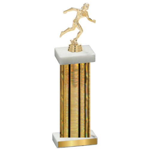 Single Gold Glacier Running Trophy