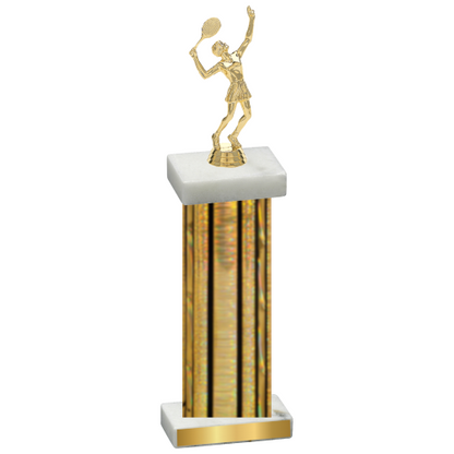 Single Gold Glacier Tennis Trophy