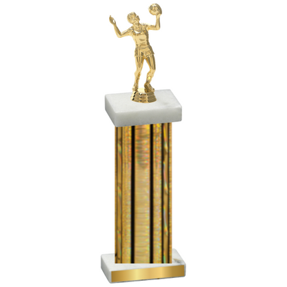 Single Gold Glacier Volleyball Trophy