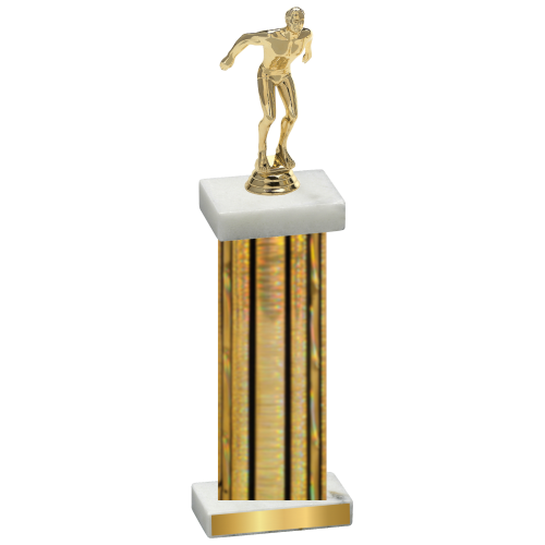 Single Gold Glacier Swimming Trophy